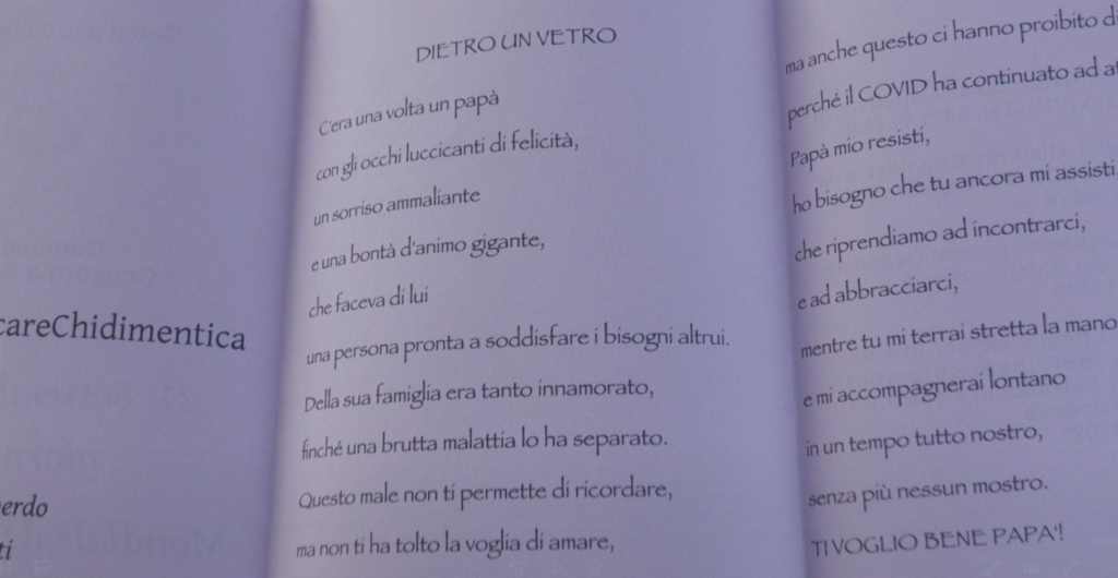“Dietro un vetro” - La poesia di Mattia Piccoli dedicata al padre